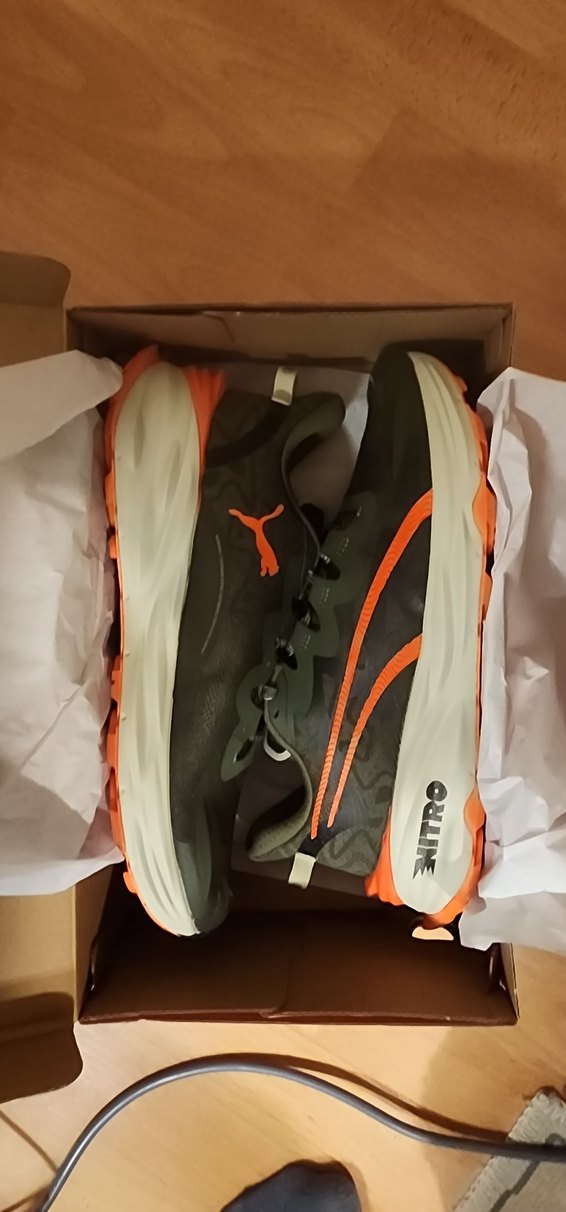 Puma Fast-Trac NITRO 3 Erkek Patika Koşu Ayakkabısı  Yeşil - Görsel 2