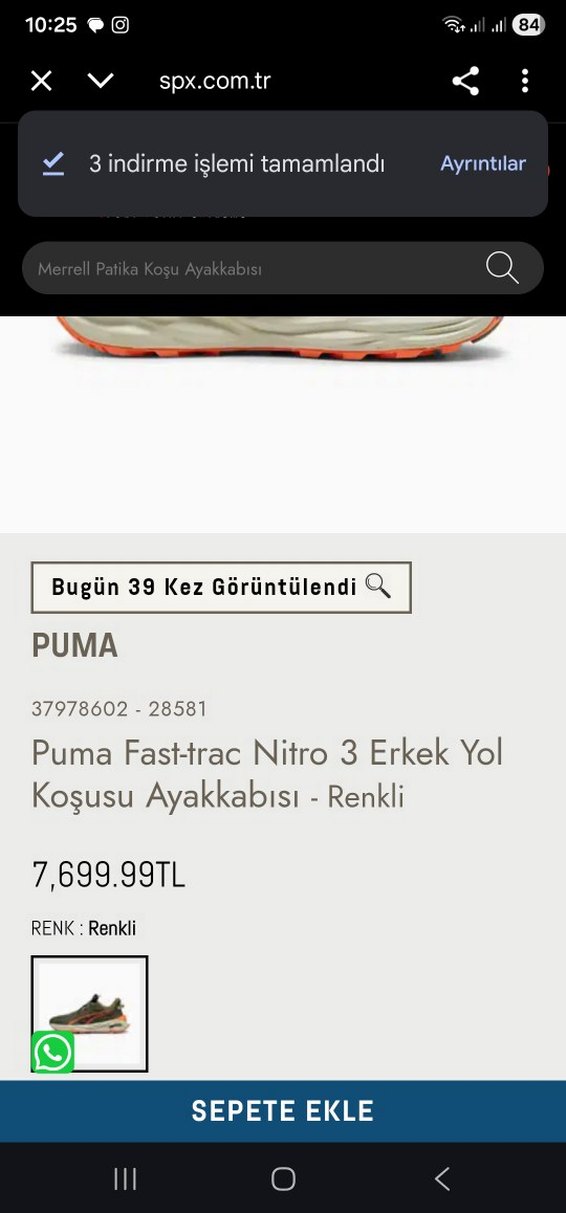 Puma Fast-Trac NITRO 3 Erkek Patika Koşu Ayakkabısı  Yeşil - Görsel 4