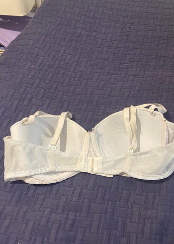 Dantel Detaylı Mavi Sütyen 80B - Görsel 3