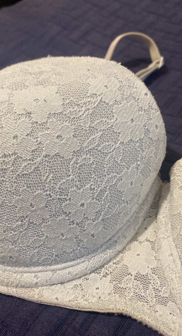 Dantel Detaylı Mavi Sütyen 80B - Görsel 2