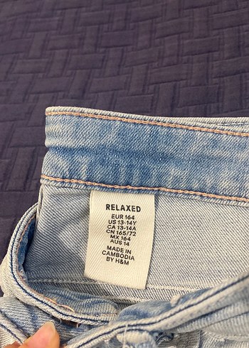 Mavi Rahat Kesim Kadın Kot Pantolon - Görsel 2