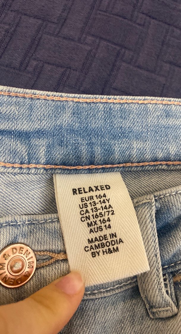 Mavi Rahat Kesim Kadın Kot Pantolon - Görsel 4