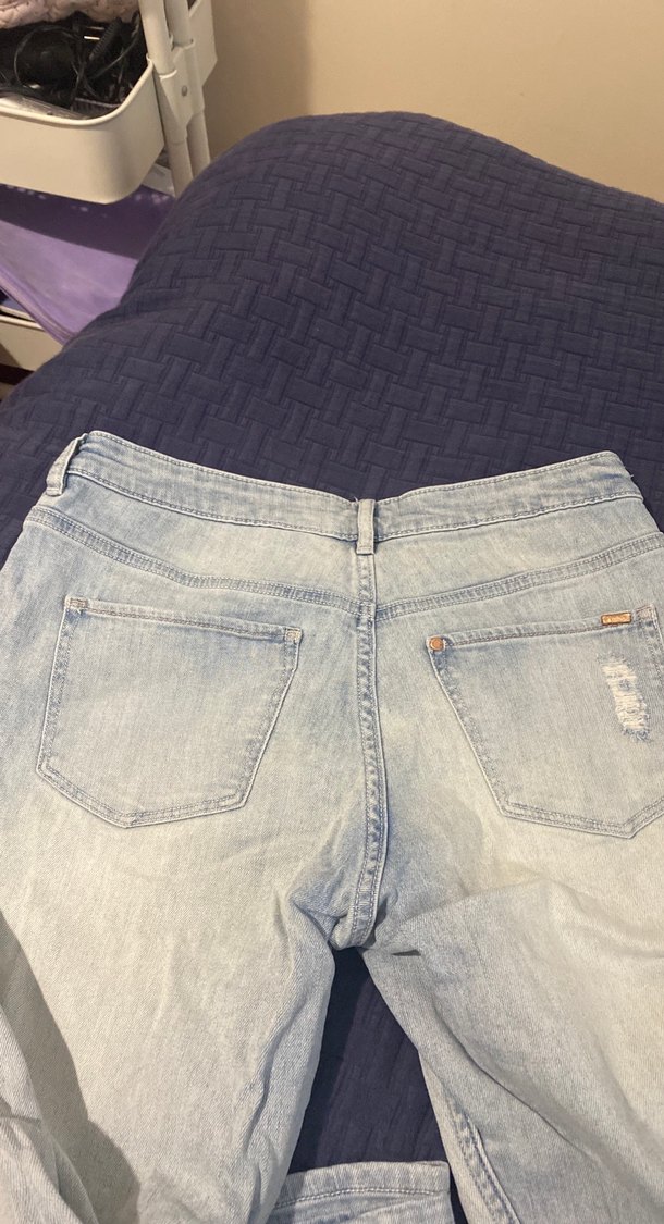 Mavi Rahat Kesim Kadın Kot Pantolon - Görsel 5