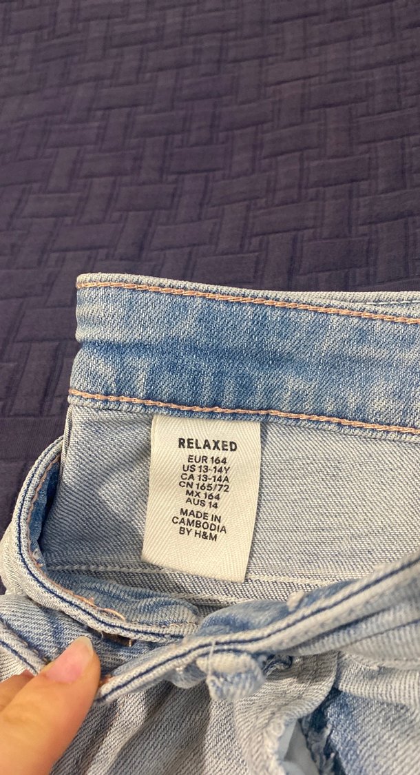 Mavi Rahat Kesim Kadın Kot Pantolon - Görsel 2