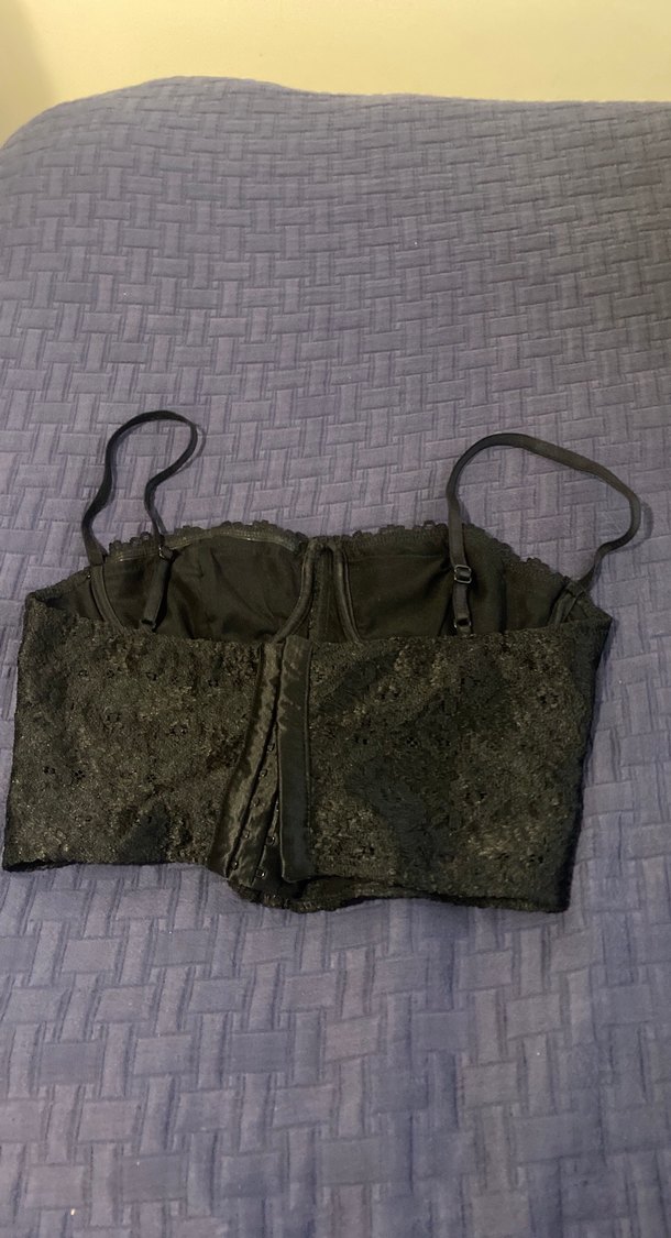 Dantel Detaylı Straplez Bustiyer - Görsel 3