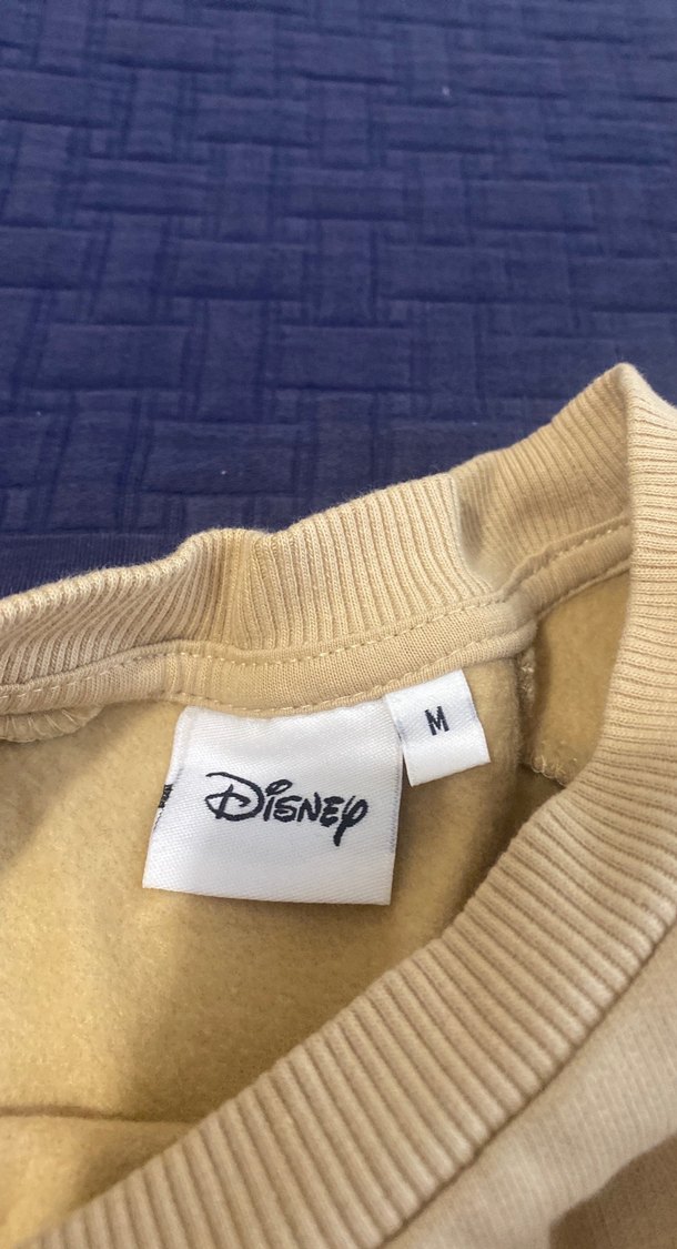 Bej Baskılı Kadın Sweatshirt - Görsel 3