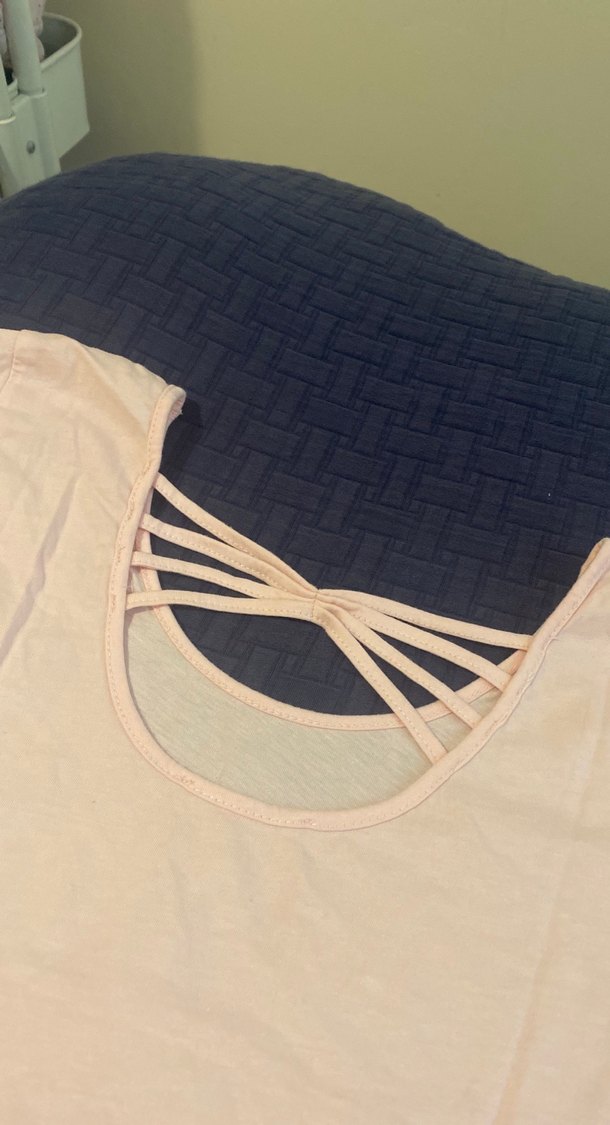 Pembe Kısa Kollu Pamuk Tişört - Görsel 3