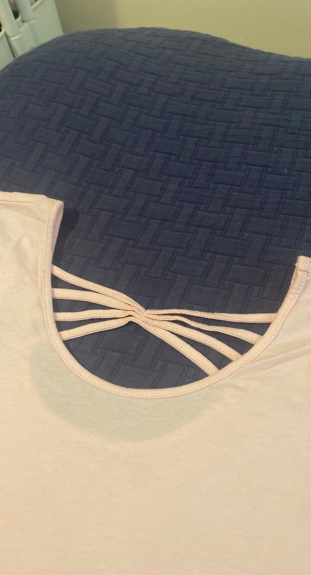 Pembe Kısa Kollu Pamuk Tişört - Görsel 2