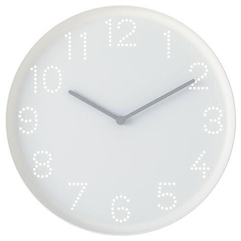 Ikea #ikea saat beyaz