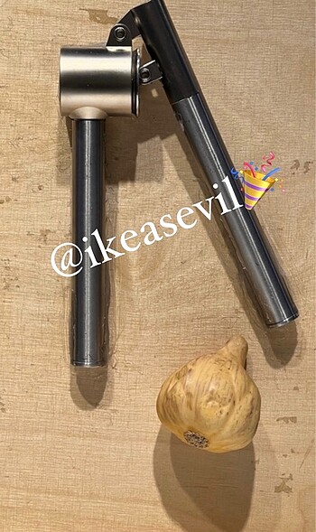 #ikea sarımsak ezici paslanmaz Çelik