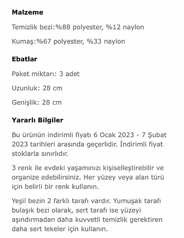 Beden #ikea mikrofiber bez 3 lü ovalama bezi 3lü