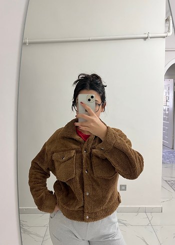 Tüylü ceket - Görsel 2