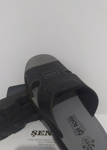 Gezer Siyah Erkek Terlikler Tokalı - Görsel 2