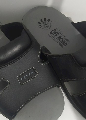 Gezer Siyah Erkek Terlikler Tokalı - Görsel 4