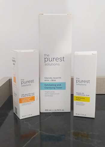 The Purest Toner 200ml+ vit. c serum 30 ml +arbutin serum 30 ml - Görsel 2