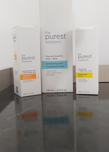 The Purest Toner 200ml+ vit. c serum 30 ml +arbutin serum 30 ml - Görsel 3