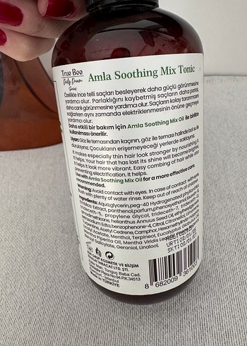 True Bee Amla Saç Toniği 250ml - Görsel 3