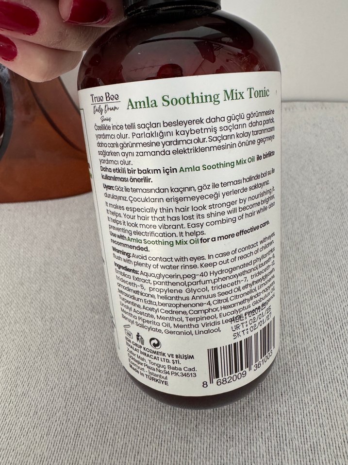 True Bee Amla Saç Toniği 250ml - Görsel 3