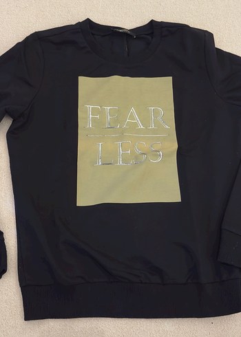People BY FABRİKA S BEDEN SİYAH SWEAT