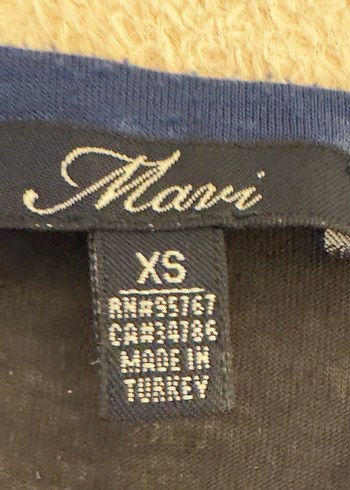 xs Beden MAVİ MARKA XS İNCE TSHIRT