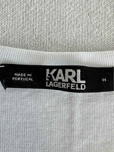 s Beden beyaz Renk KARL LAGERFELD CROP S