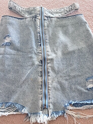 BSL FASHION BSL BEL DETAYLI JEAN ETEK 34