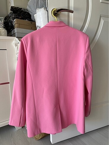 l Beden pembe Renk Blazer ceket