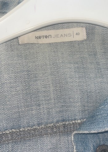 40 Beden Düğmeli kot Kadın Denim Ceket