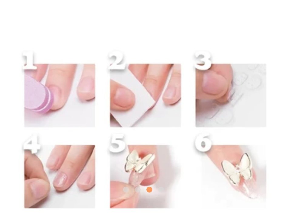 kendinden yapışkanlı takma tırnak - Görsel 3