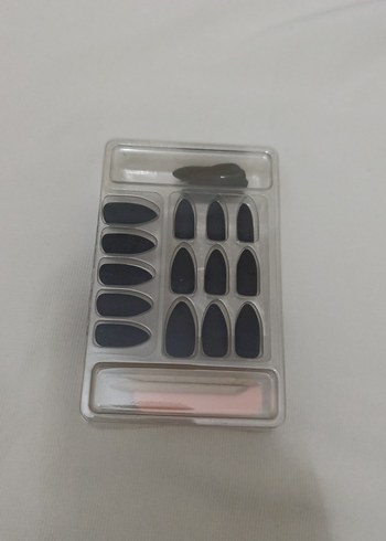 kendinden yapışkanlı takma tırnak+ törpü+et itme çubuğu - Görsel 2