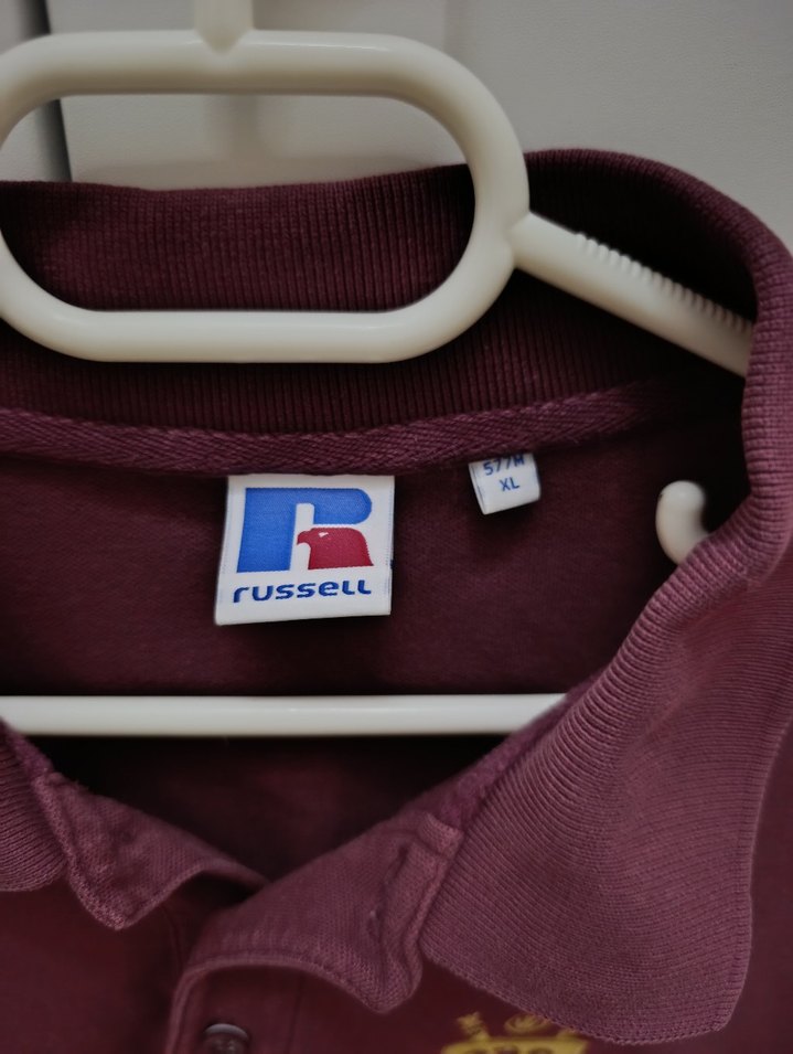 Bordo Erkek Polo Tişört Düğmeli Yaka - Görsel 2