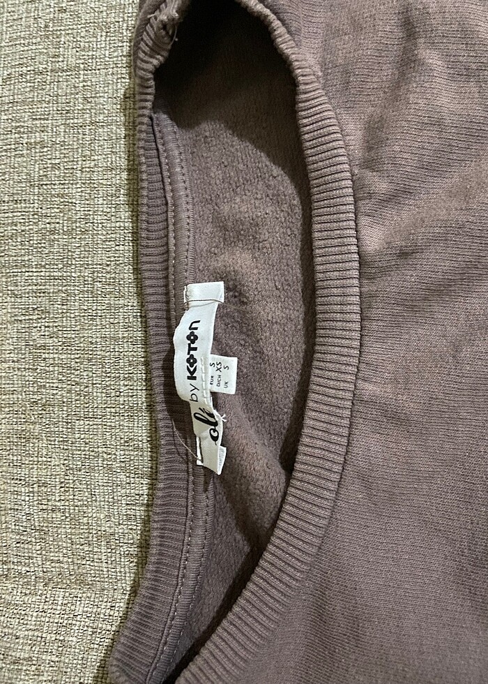 koton crop sweatshirt - Görsel 2