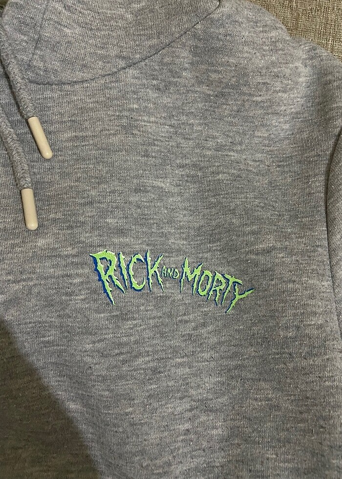 rick&morty sweatshirt - Görsel 2