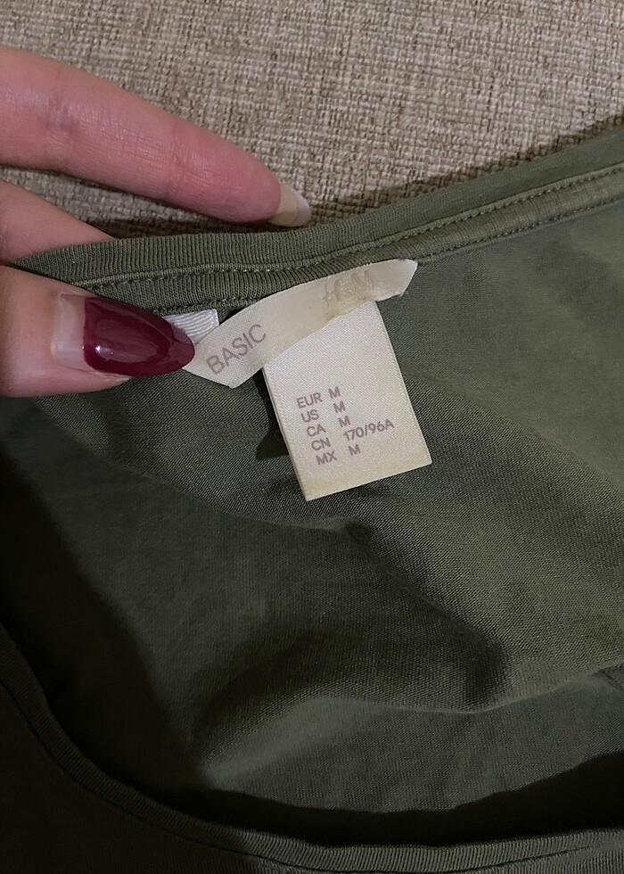 h&m basic tişört - Görsel 2