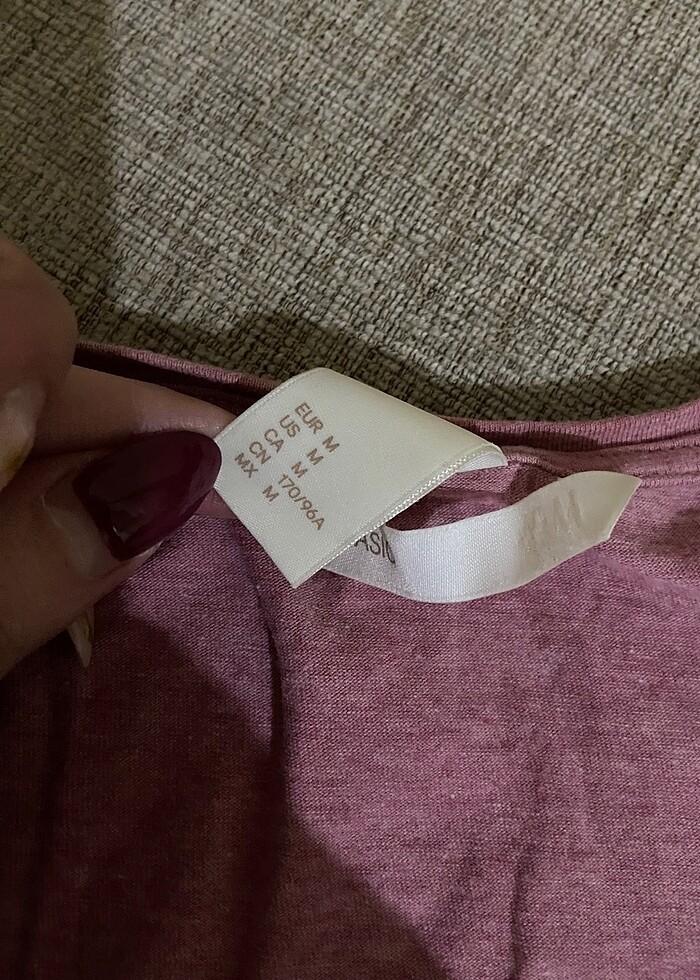 h&m pembe tişört ???? - Görsel 2