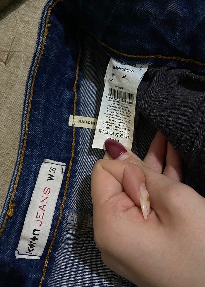 koton kot şort - Görsel 3