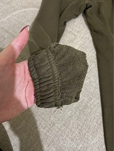 m Beden haki Renk pull&bear jogger eşofman