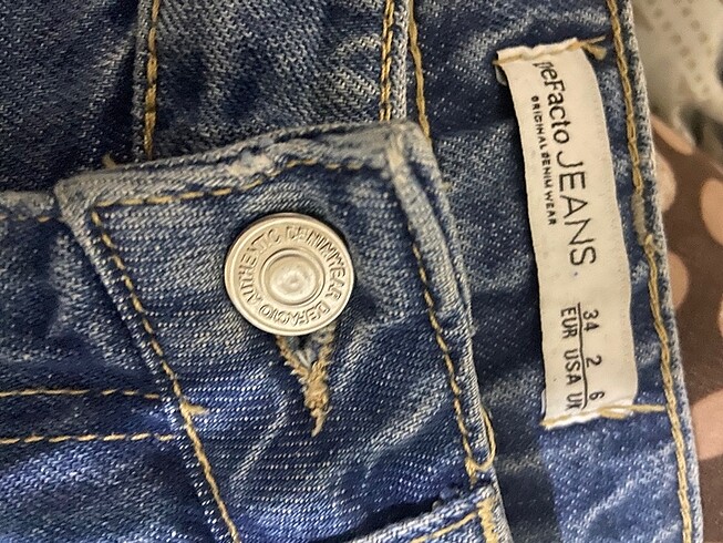 34 Beden wide leg jean