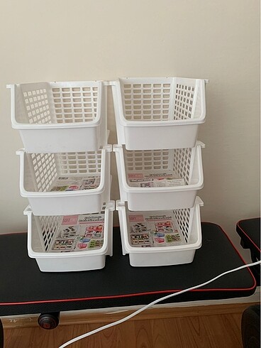 6 lı organizer sepet