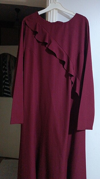 Bordo elbise