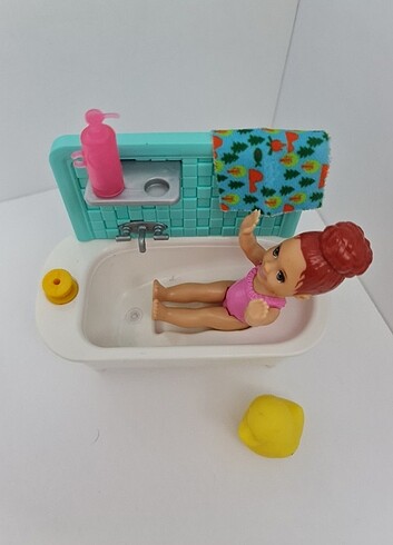  Beden Barbie banyo küvet seti