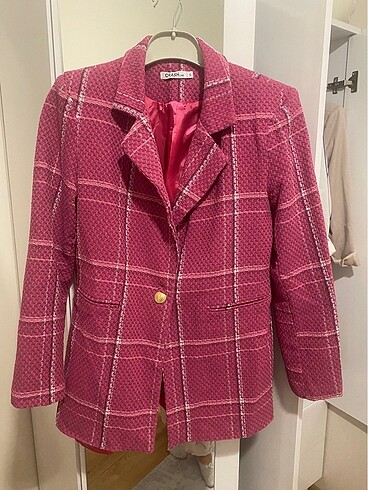 Pembe blazer ceket