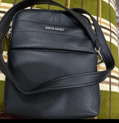 Orjinal Siyah Pierre Cardin Çapraz Erkek Çantası