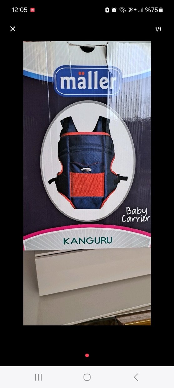 Mavi Bebek Kanguru Taşıyıcı - Görsel 2