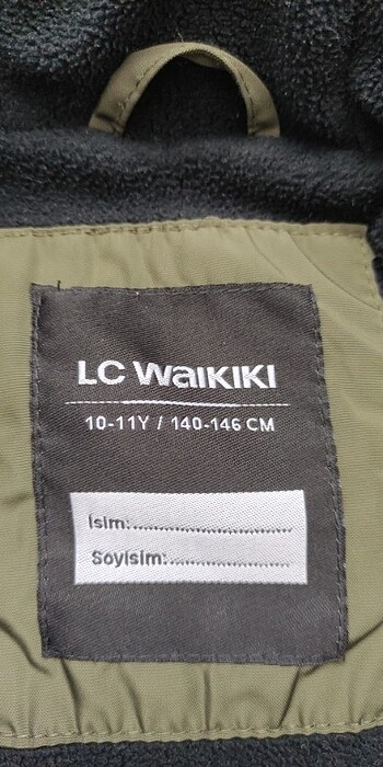 10 Yaş Beden Erkek çocuk Mont
