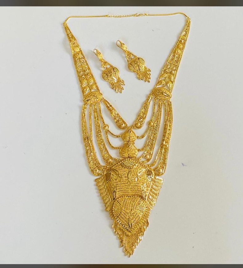 Hint kolyesi küpe seti - Görsel 2