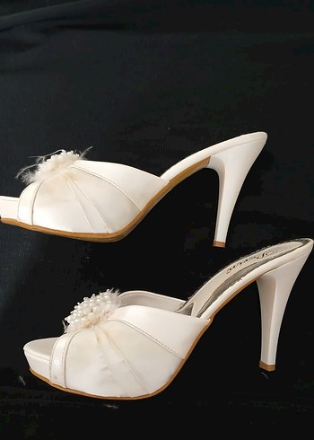 40 Beden beyaz Renk Beyaz stiletto