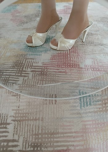 Beyaz stiletto - Görsel 8