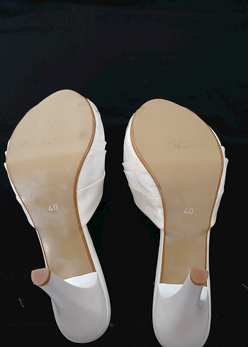 Beyaz stiletto - Görsel 7