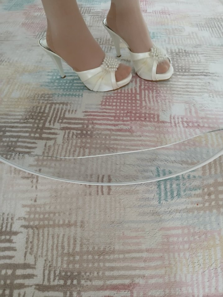 Beyaz stiletto - Görsel 3